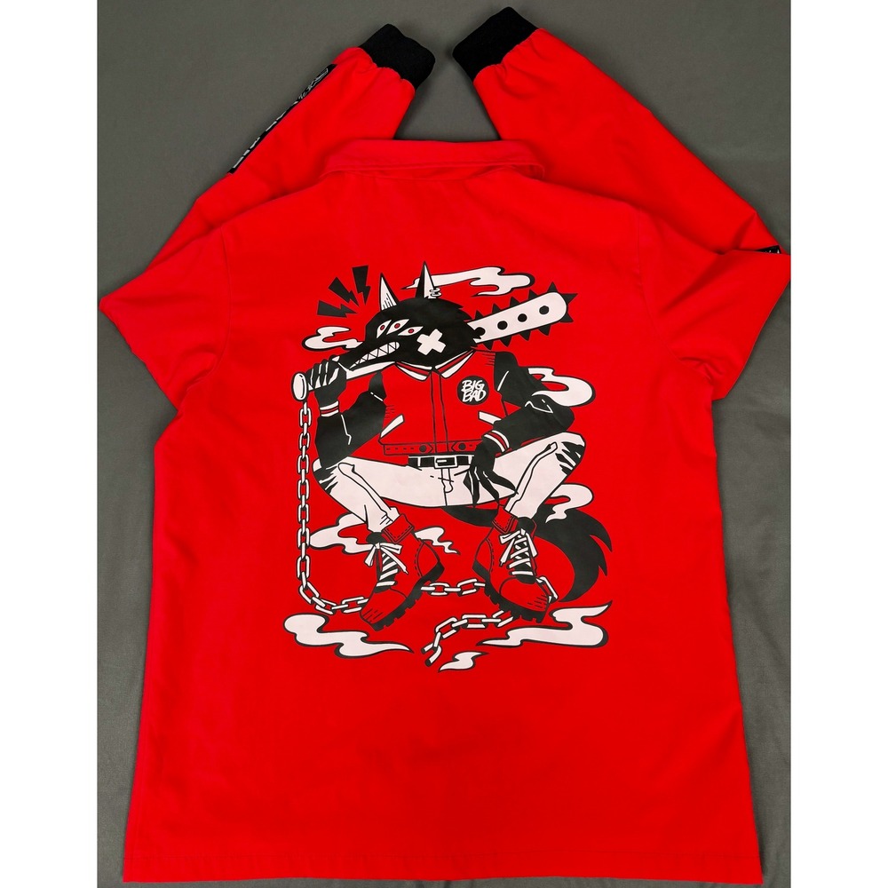 Kinwamonster Jacket Medium Red Big Bad Wolf